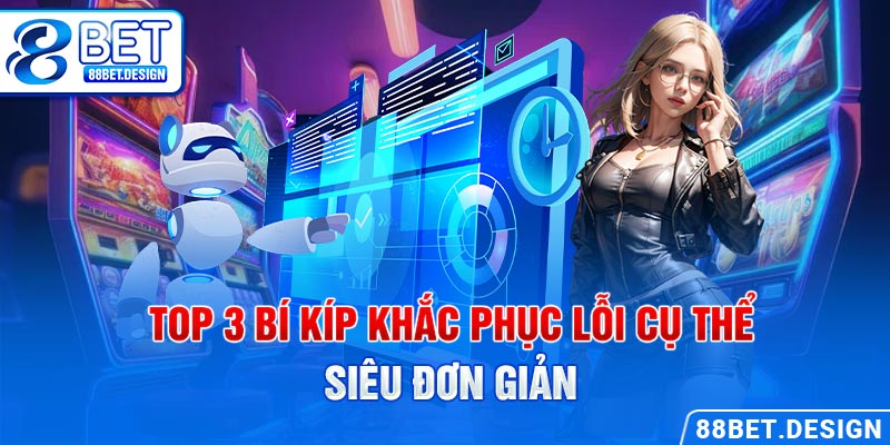 Top 3 bí kíp khắc phục lỗi cụ thể, siêu đơn giản